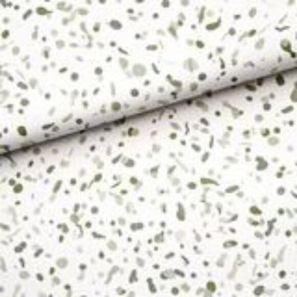 New Schumacher Backdrop X Schumacher Los Cosmos Moss Wallpaper Green Dots - Picture 1 of 8